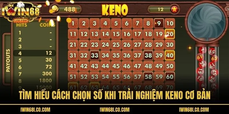 Tìm hiểu cách chọn số khi trải nghiệm Keno cơ bản