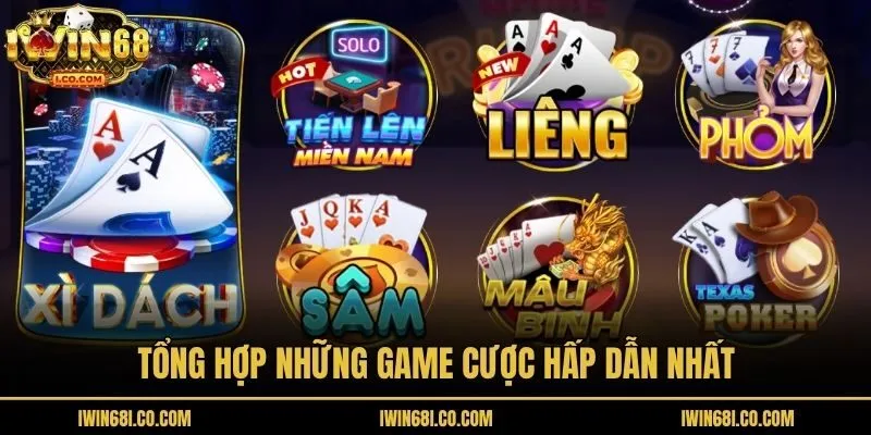 Tổng hợp những game cược hấp dẫn nhất